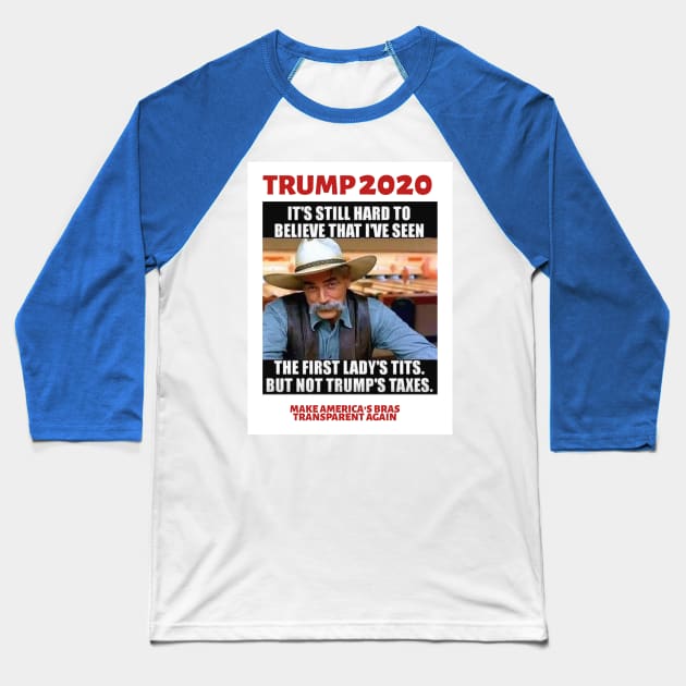 Presidential porn Baseball T-Shirt by Death, Thievery & Politics 